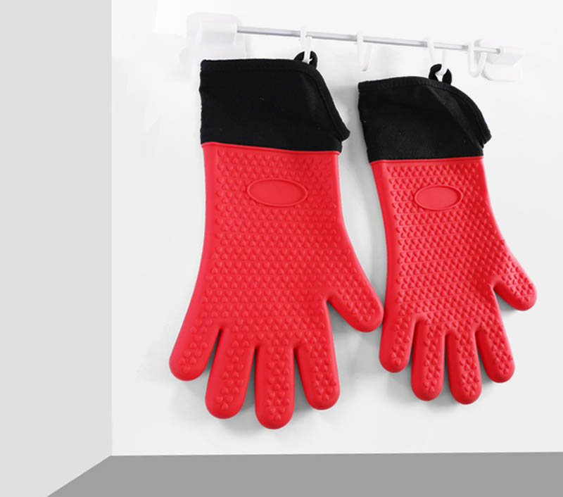 oven mitts with fingers